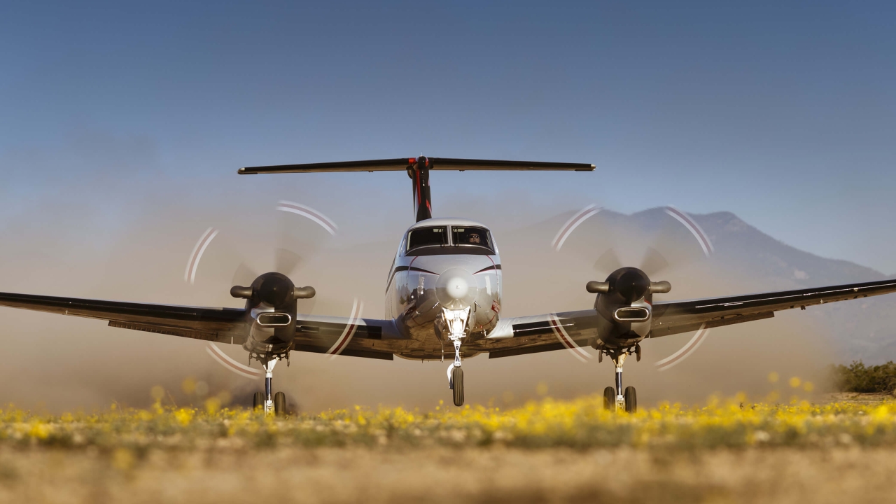A King Air 360 in the special mission role