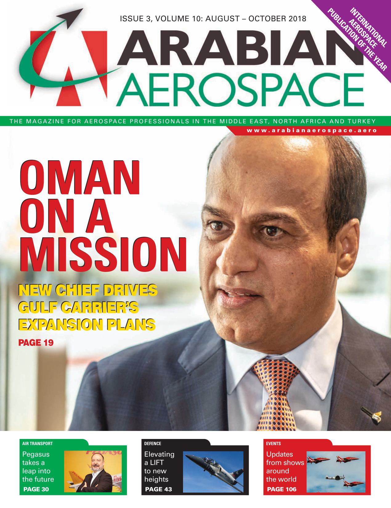 Arabian Aerospace: August - October 2018