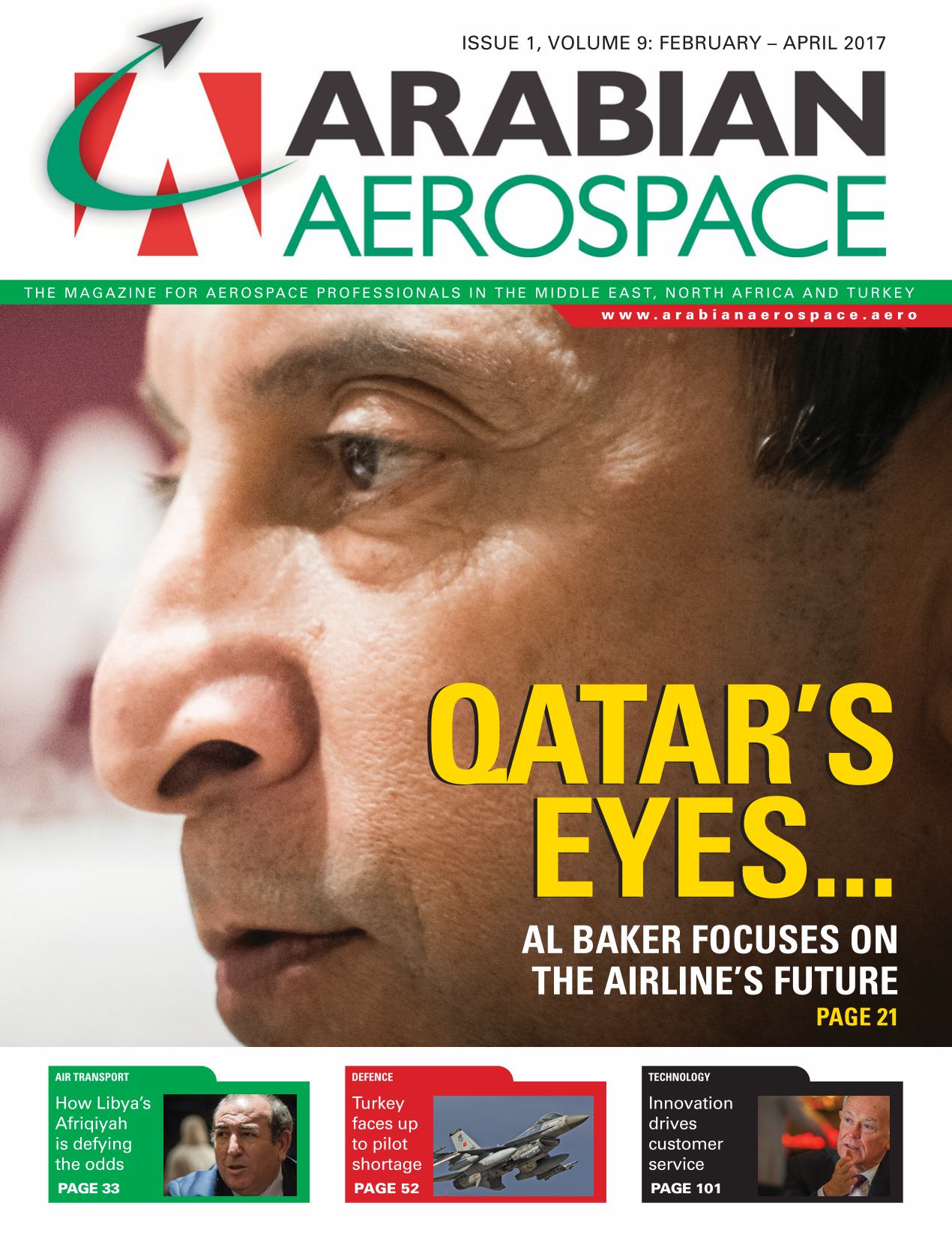 Arabian Aerospace: February-April 2017