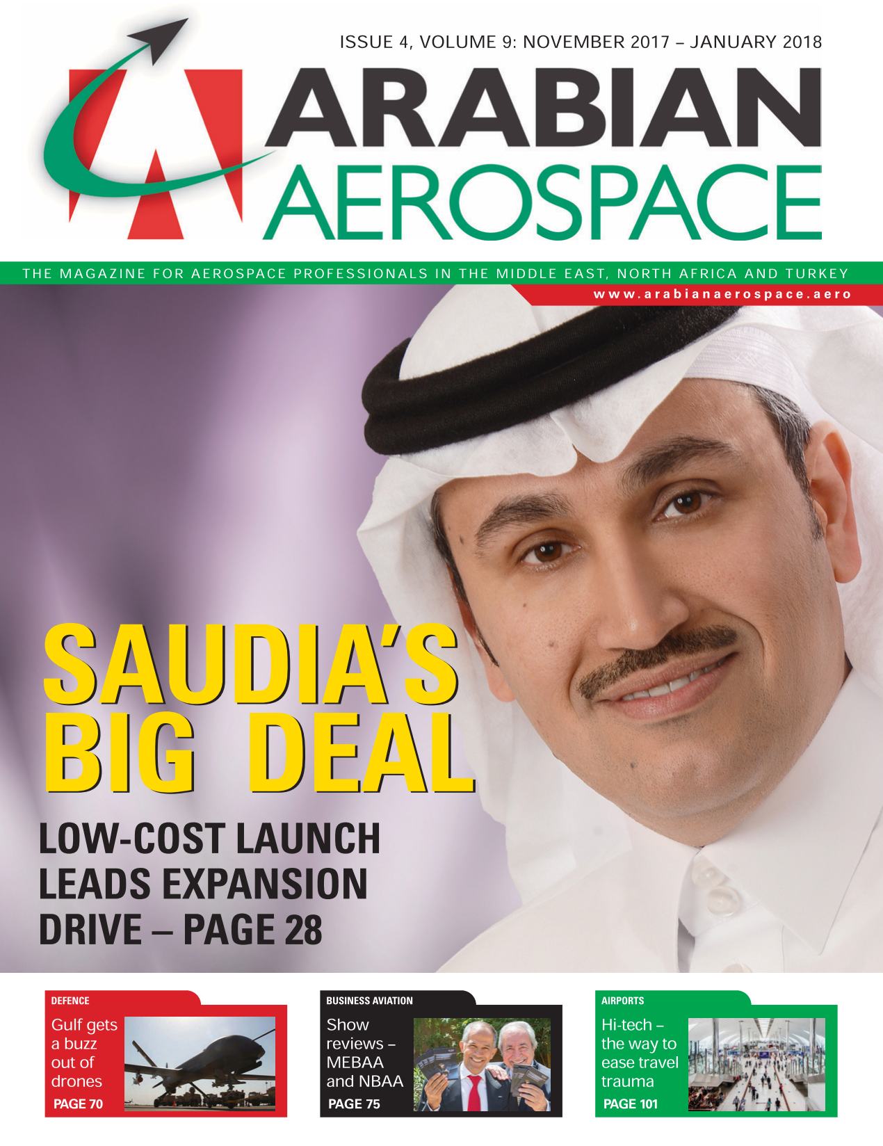 Arabian Aerospace: November - January 2018