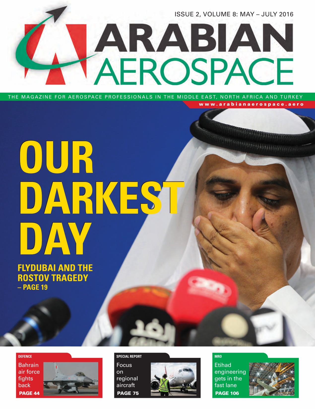 Arabian Aerospace: May - July 2016
