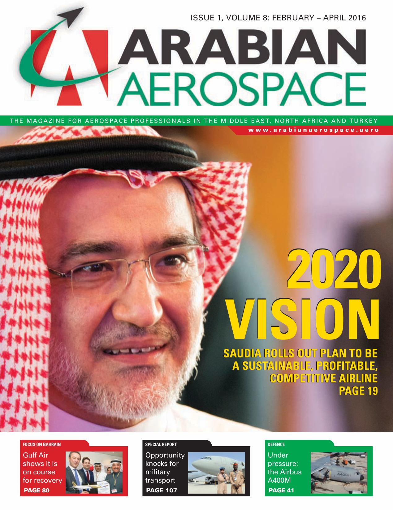 Arabian Aerospace: February - April 2016