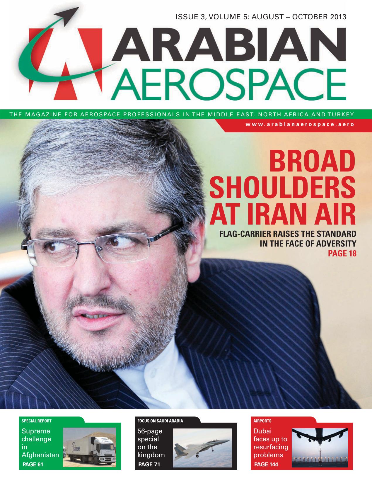 Arabian Aerospace: August-October 2013