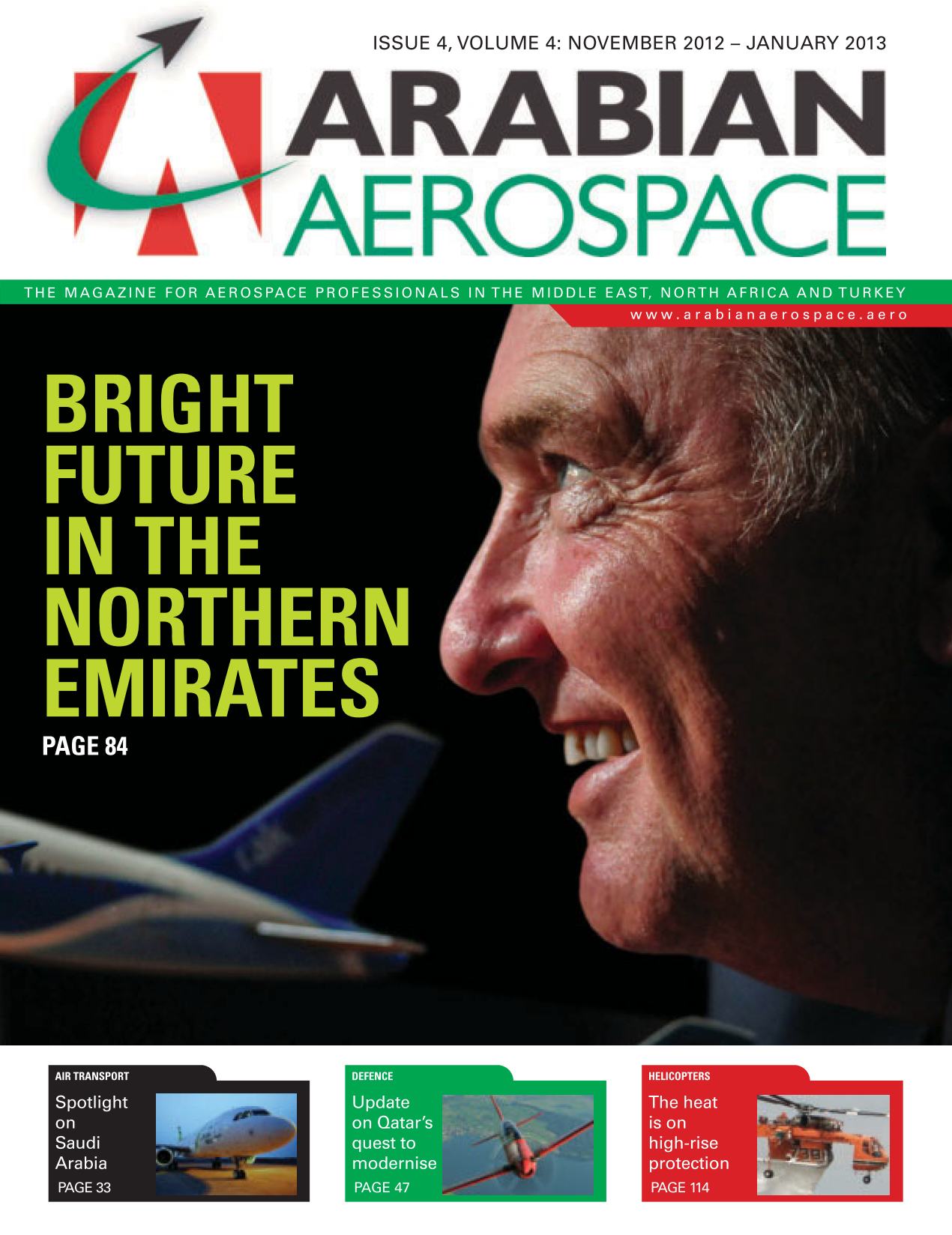 Arabian Aerospace: November 2012-January 2013