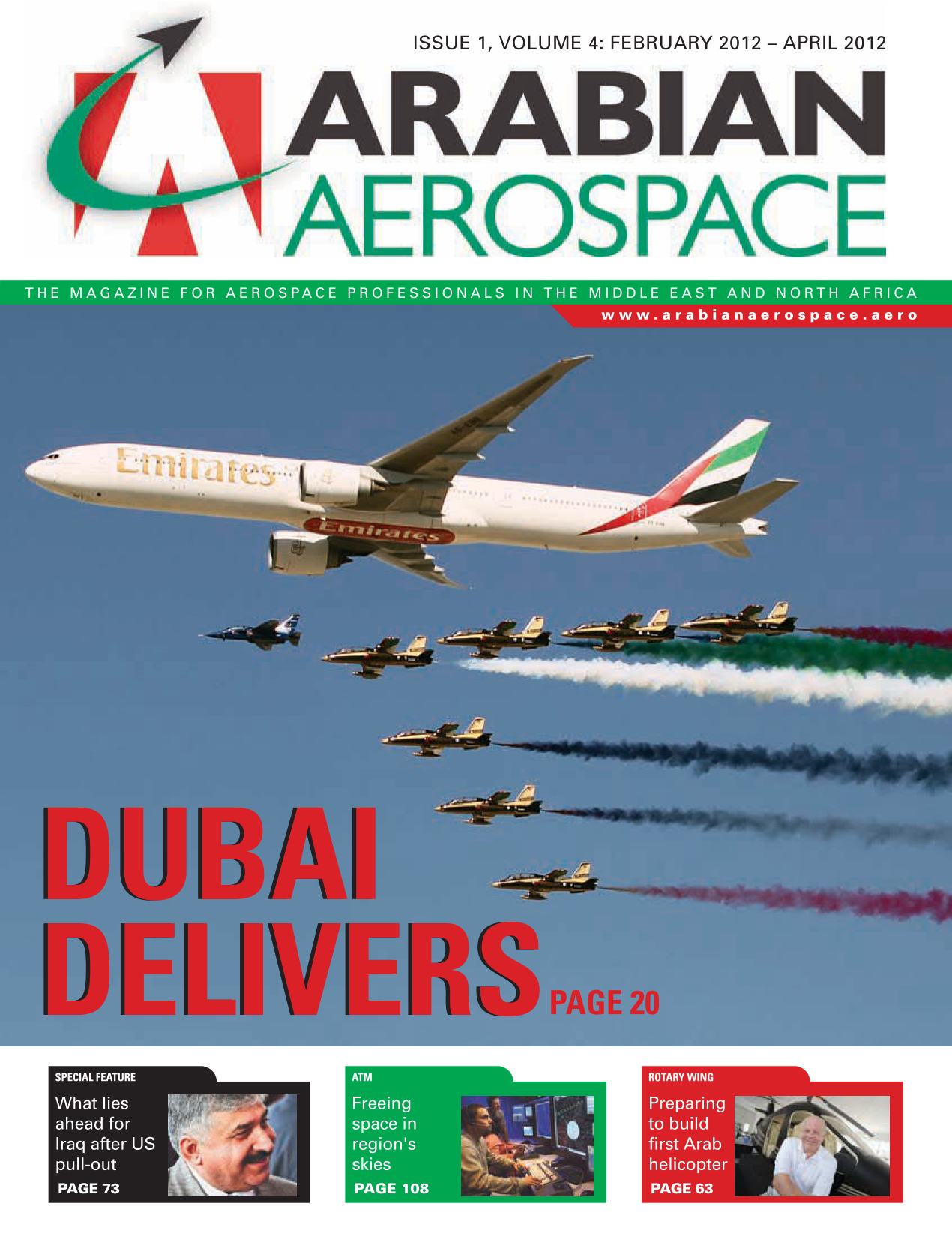 Arabian Aerospace: February-April 2012