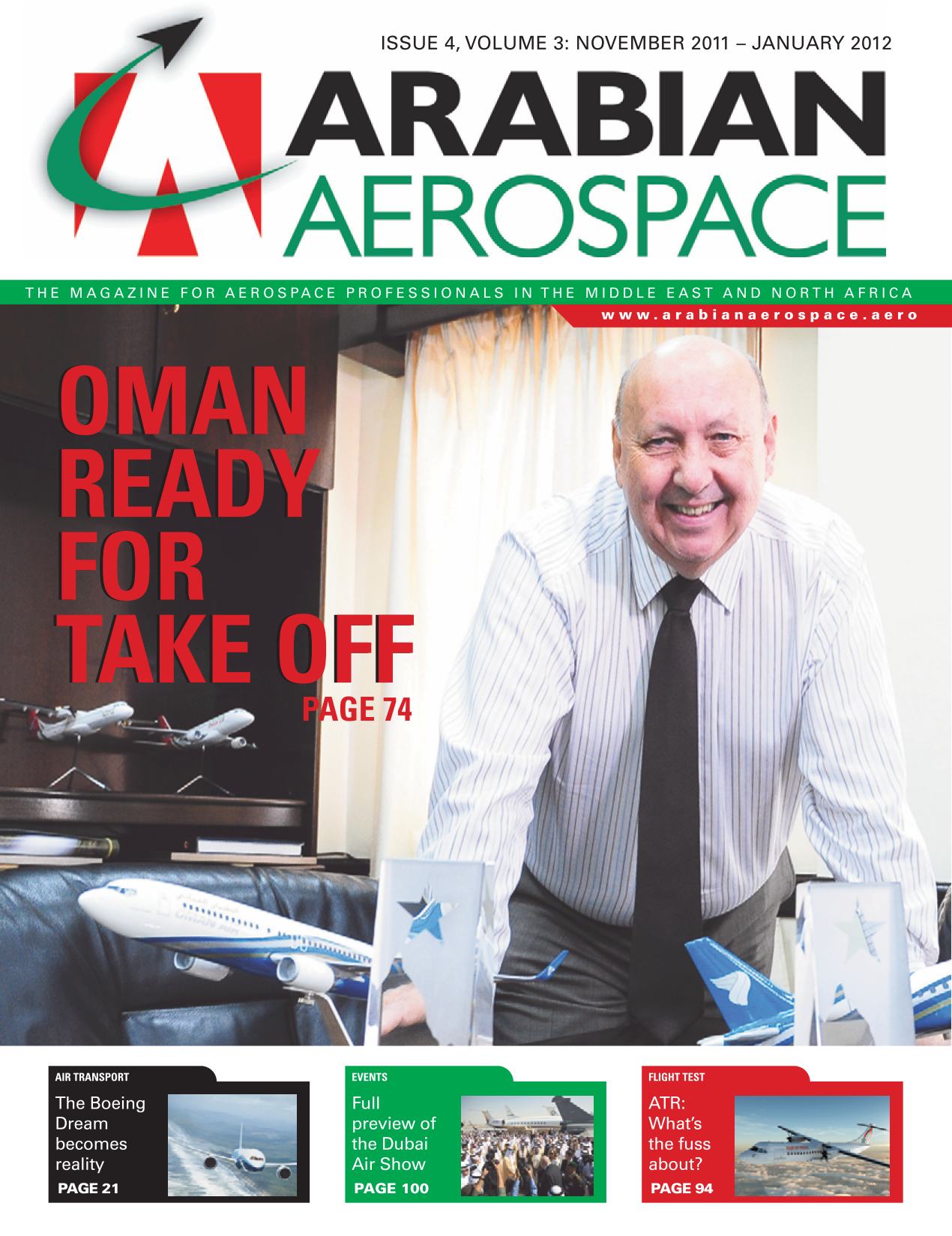 Arabian Aerospace: November 2011-January 2012