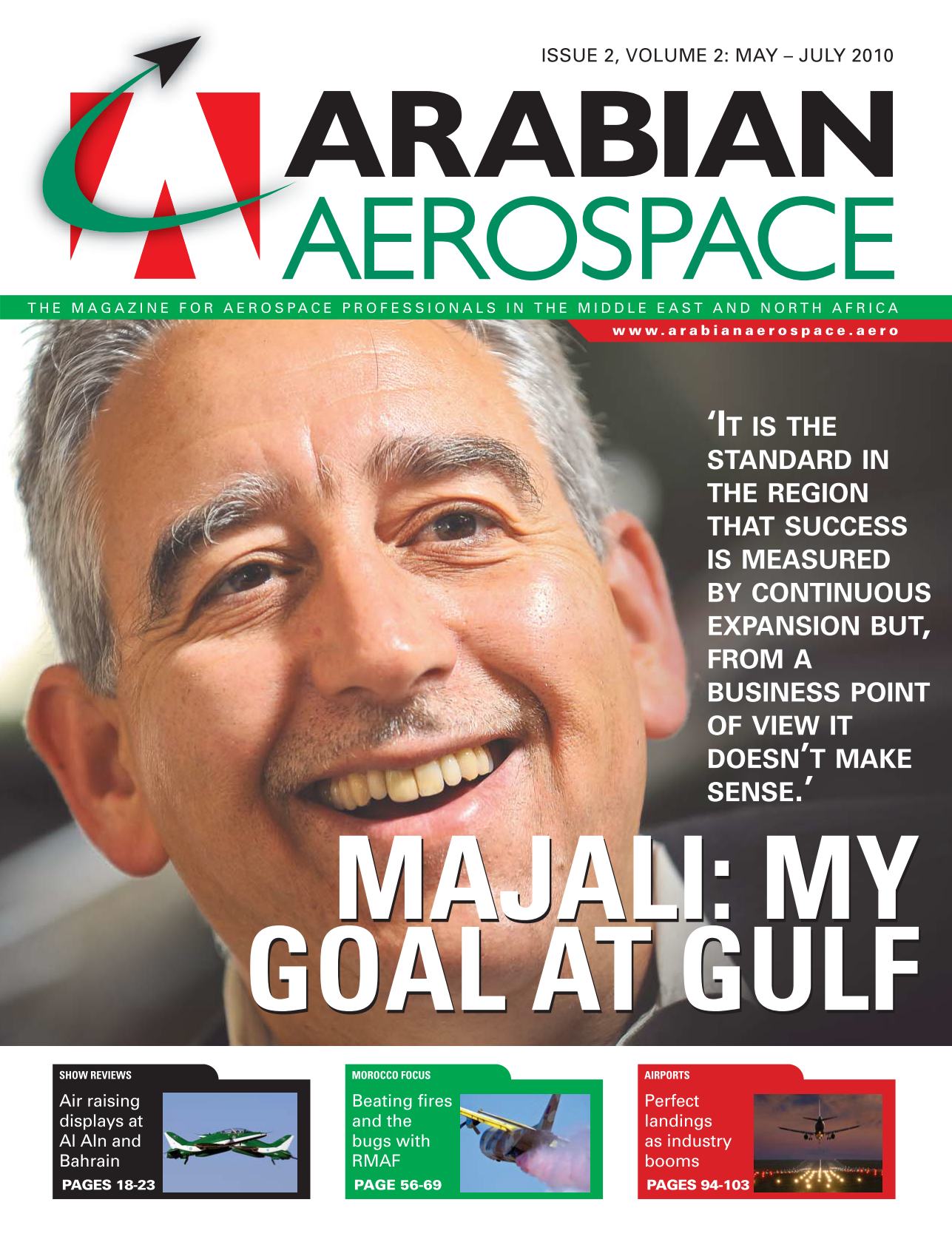 Arabian Aerospace: May-July 2010