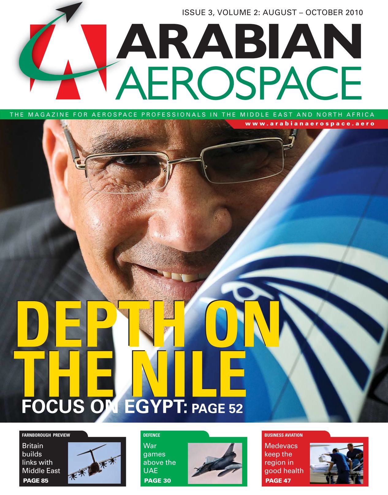 Arabian Aerospace: August-October 2010