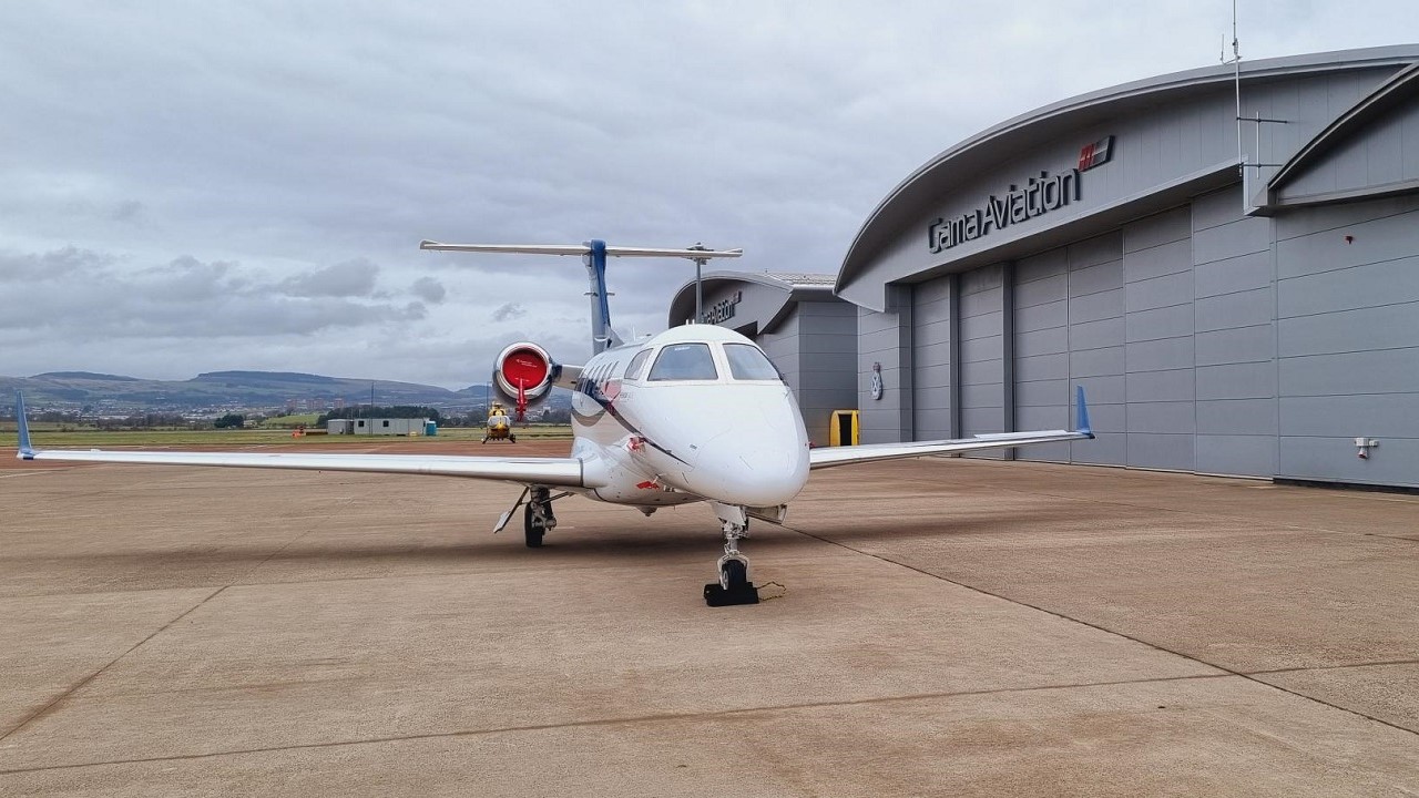 Gama Aviation Hangar - Glasgow