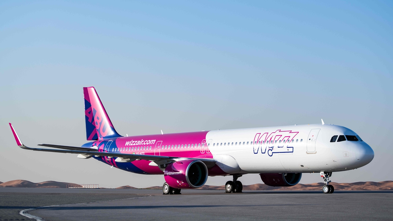 A Wizz Air A321