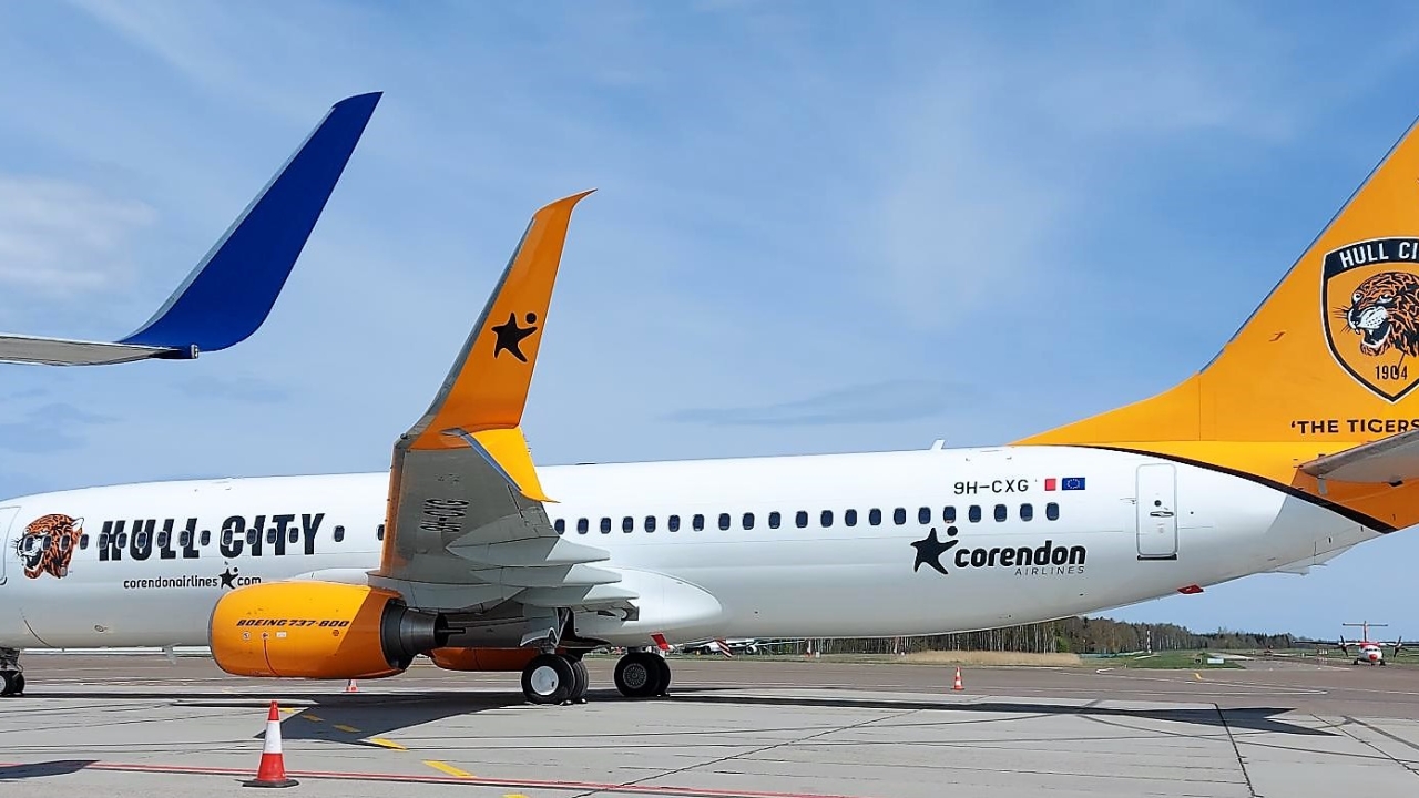 aircraft painted like a tiger