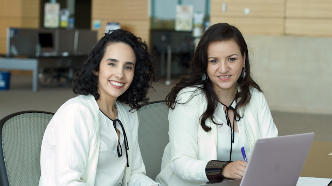 Luisa Javier and Sandra Medina