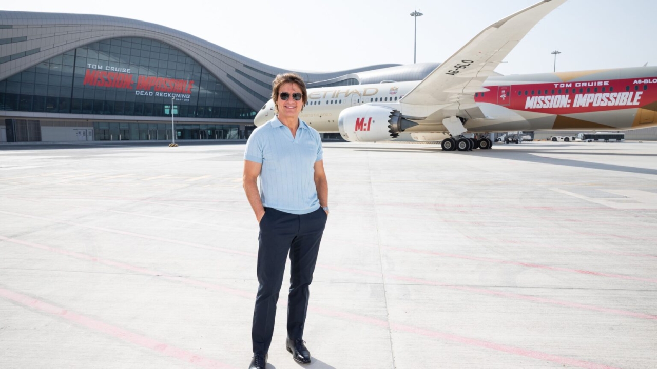 Abu Dhabi welcomes Tom Cruise into airport’s new Midfield Terminal