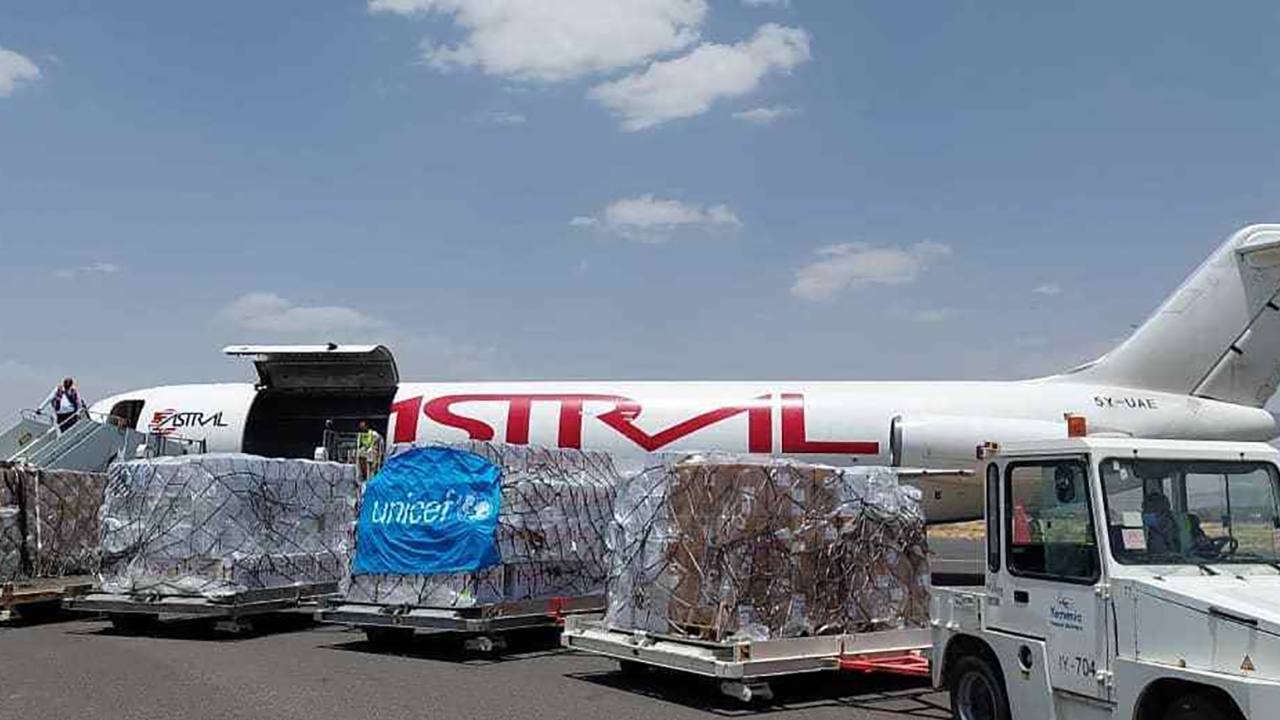 Astral Aviation loading ahead of a charter flight from Africa (Image Astral Aviation)