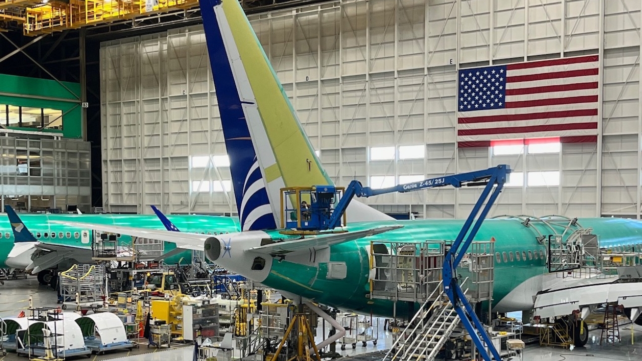 737 assembly lines at Renton