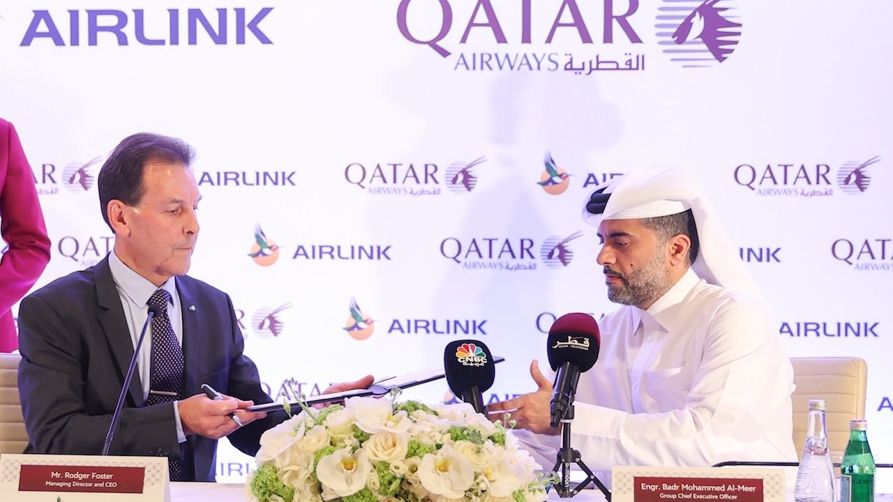 Rodger Foster and Badr Mohammed Al-Meer