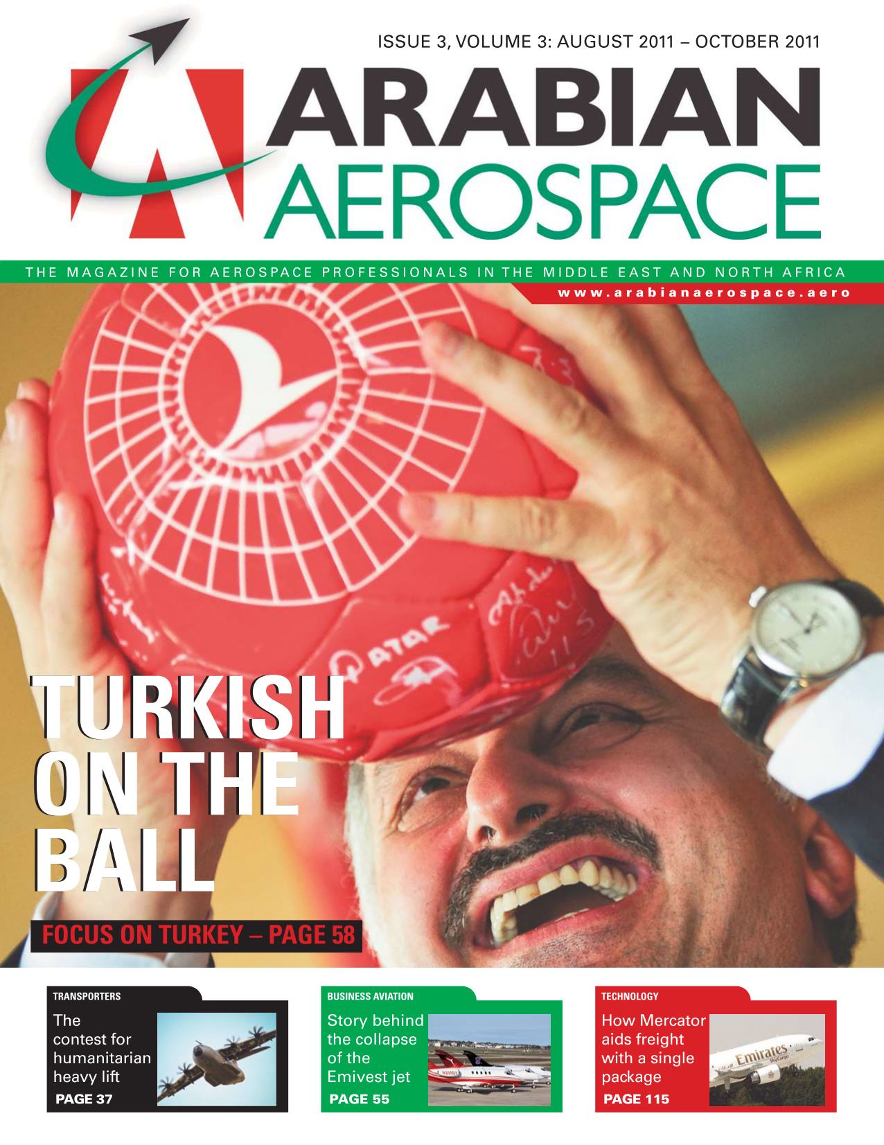 Arabian Aerospace: August-October 2011